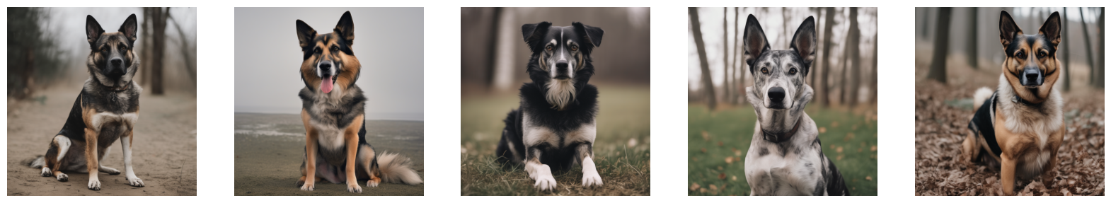 AI generated pictures of dogs